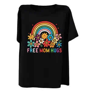 LGBTQ Rainbow Pride Shirt – Free Mom Hugs Proud Parent Tee