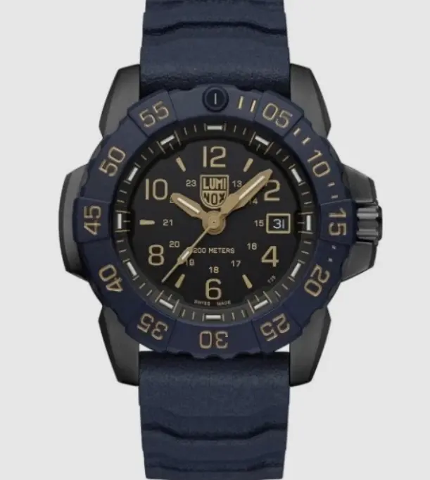 Hard Core Luminox Navy Seal 'Back to the Blue' 45mm Men's Military Watch XS.3255