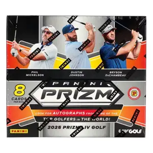 2025 Panini Prizm LIV Golf International Hobby Box