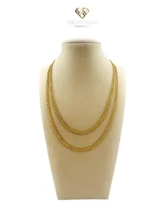 Gargantilla doble 14k