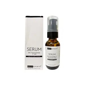 DERMO REPUBLÍQ Serum 10% Niacinamide + HA - High-Strength Hydration Formula for Healthy Skin - 30 mL / 1 fl. oz.