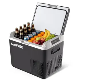 Car Refrigerator, 19QT(18L) Car Fridge Portable Freezer Compressor Electric Cooler, Portable Refrigerator, Rapid Freezing, -4°f to 68°f (-20°c to 20°c), 12/24V