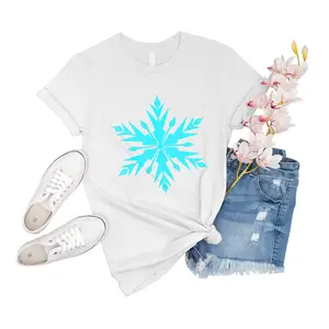 T-Shirt Unisex Elsa Frozen Edit Frozen Fractals Short Boy Novelty Girl Gift For Men Sleeve Shirts Friend Shirt Event