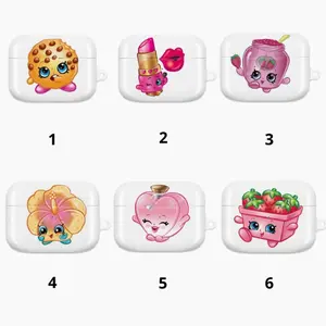Shopkins Cartoon Print Airpods case, Cute Cartoon Shopkins Case Cover For Airpods 1,2,3,4 & Airpods Pro 1 2 3