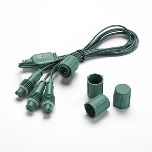 Yescom Splitter Connectors for 110V Mini Christmas String Lights 10Set