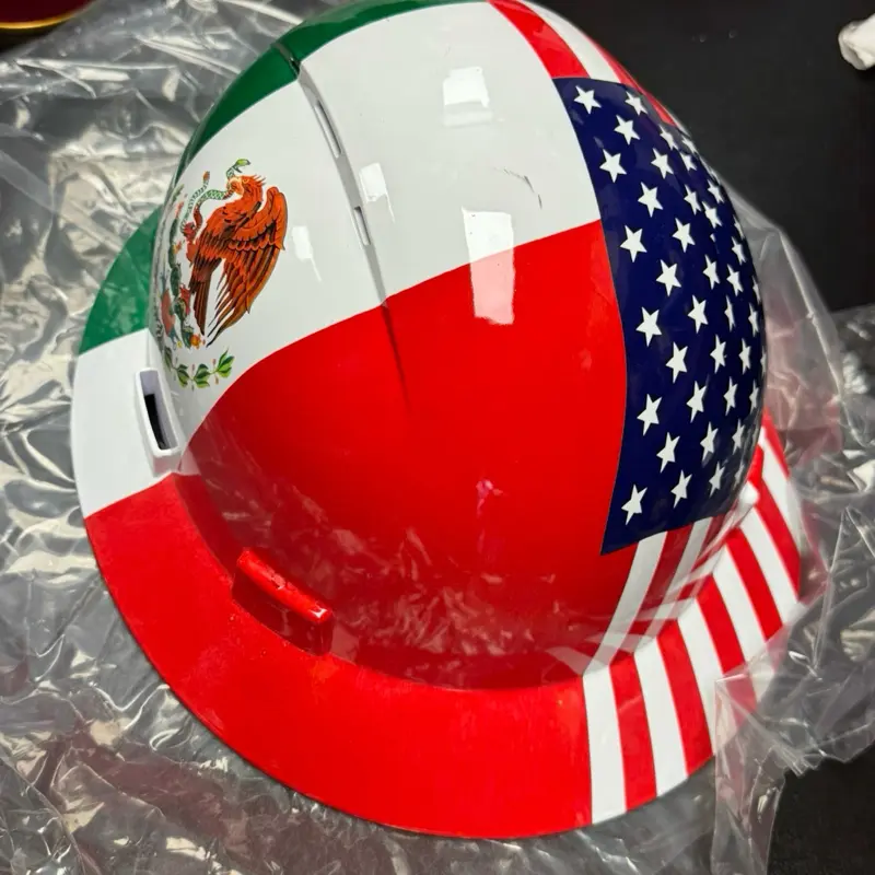 ZELUGA High Density Polyethylene Full Brim, Hard Shell and Vented Hat, mexico/america