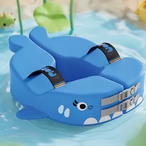 Shark Arm Float for Kids 6 Months–4 Years | Non-Inflatable Swim Ring with Safety Buckles, Pearl Foam, Armpit Support for Pool & Beach