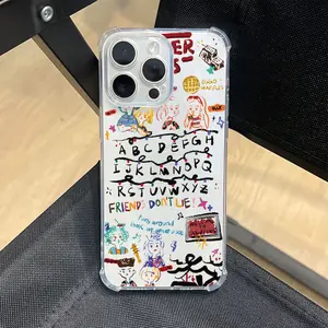 Fashion S-Strangers T-Things Phone Case Suitable for iPhone 17 16e 16 15 14 13 12 11 Mini Pro Max Air X XR XSMAX 8 7 Plus Anti Fall Transparent Soft Back Cover