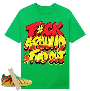 'Fck Around" Graphic Ja 3 Jurassic Park Explorer T-Shirt, Shirt To Match sneaker Streetwear Graphic Shirt Men Women