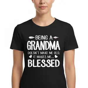 Grandma Nana Grandmother T-Shirt, Being A Grandma Tee, New Grandma Gift, Grandparents Shirt, Gift For Gigi, Mother's Day Womenswear Cotton Top Graphic