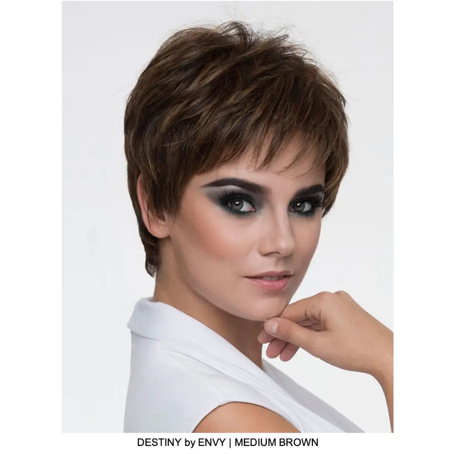 Destiny Human Hair / HF Synthetic Blend Lace Front Wig (Mono Top)