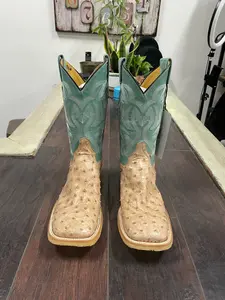 Ostrich tan bruciato diamond sole