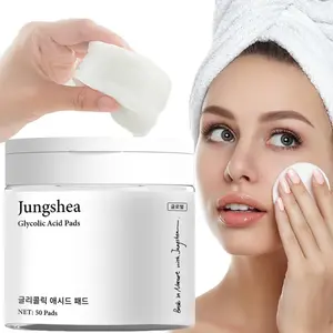 Glycolic Acid Pads Exfoliating Facial Cleanser Resurfacing Gentle Hydrating Toner for Clear Smooth Skin