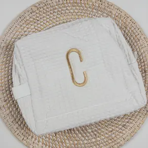 Monogram Toiletry Bag - single letter monogram