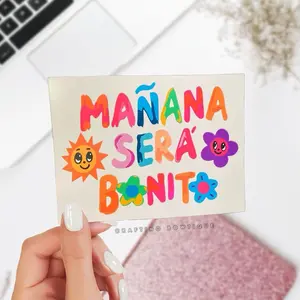 Mañana será bonito car & window decal