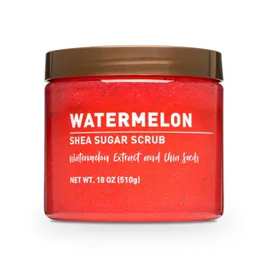 Shea Sugar Scrub, Watermelon, 18 oz