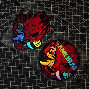 Cyberpunk 2077 Universal Car Sticker, Truck Car Decal, Reflective Colorful Decal for Cars, Motorcycles, Laptops, Computer Cases, Suitcases, Decorative Vinyl