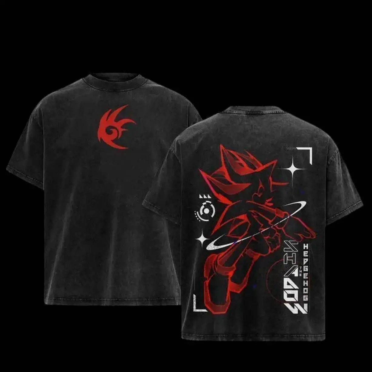 Shadow the Hedgehog Cotton T-shirt, Vintage Graphic Tee Washed For Fans Sonic the Hedgehog Game,Printed Crew Neck T-Shirt Oversize, Graphic Streetwear T-shirt, T-shirt Unisex Hot 2025 T1X