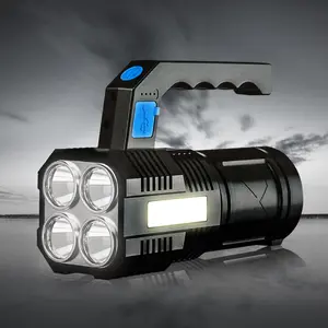 Multifunctional Rechargeable Flashlight with Exquisite Box, Strong Light Explosion And Telescopic Zoom, Outdoor Ultra Long Endurance, Cobwork Light, Magnetic Repair Light, Multifunctional Sidelight, for Home, Camping, Repairs &Emergencies tiktokshopspring