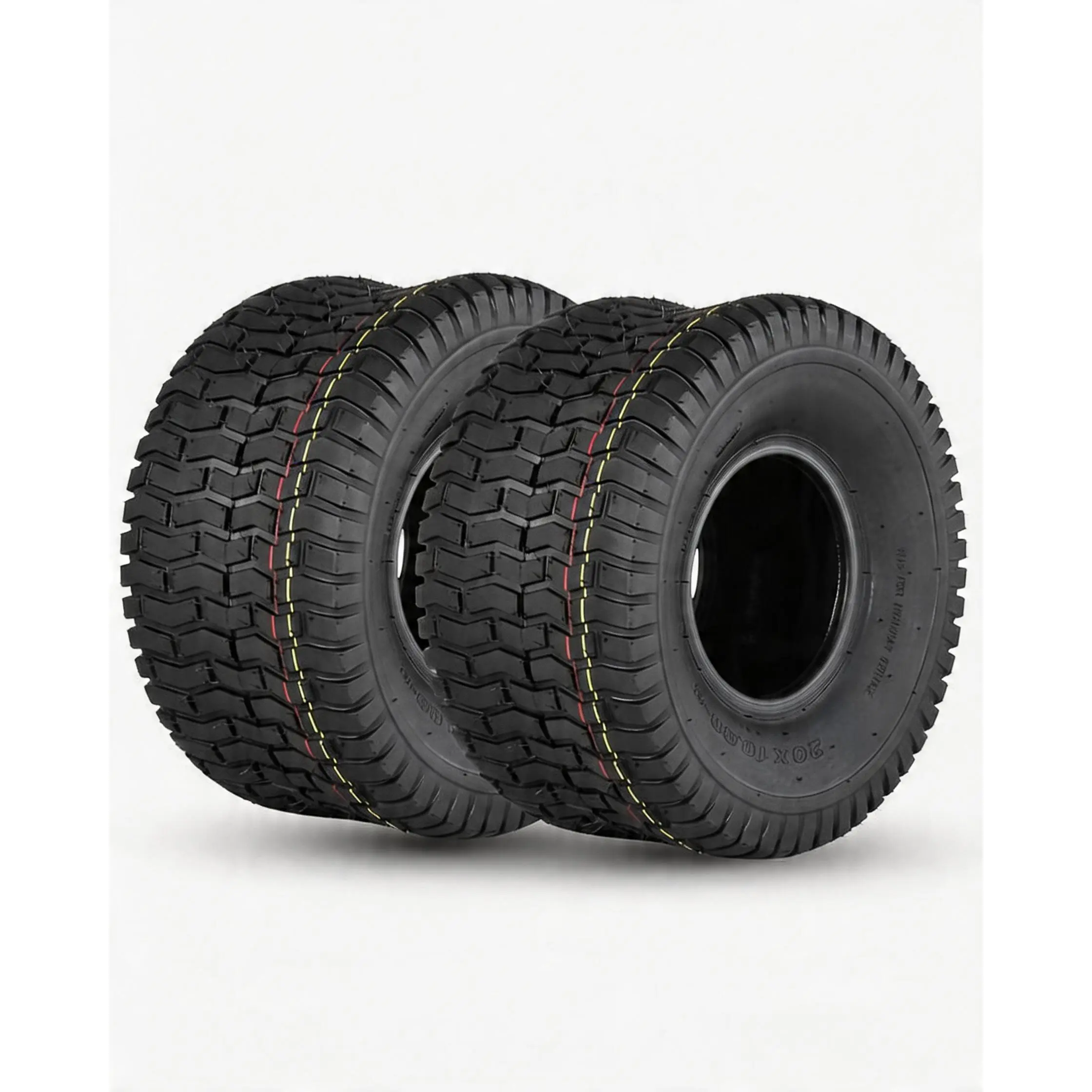 Superior Turf Tire Set for Golf Cart & Lawn Equipment – 2 Pack 20x8.00-8, 4PR Tubeless, Reliable Replacement, Fits 20x8x8 & 20x8-8 Applications, Without Hub