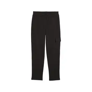PUMA Mens Essentials Embossed Cargo Pants Casual - Black