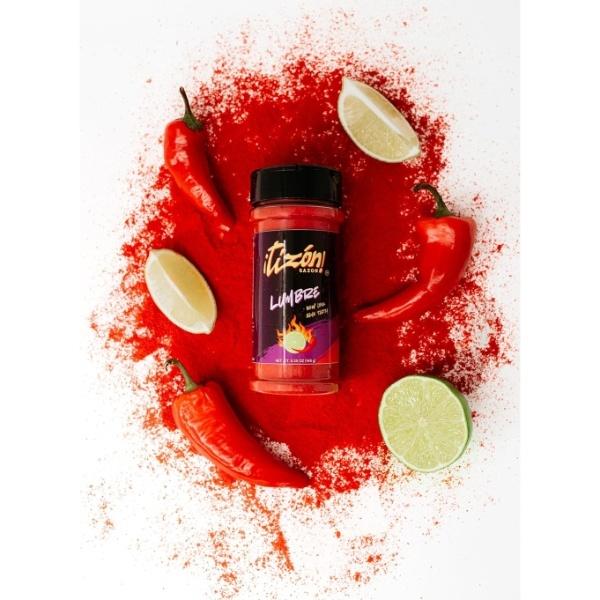 Tizon Lumbre Mexican Seasoning Powder, Fuego Flavor, Snack Seasoning for Popcorn, Chips, Nuts, Fruits