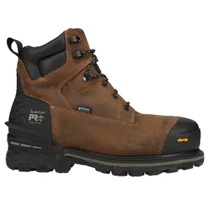 Timberland Pro Mens Boondock Hd 6 Inch Waterproof Composite Toe  Work/Duty - Black, Brown