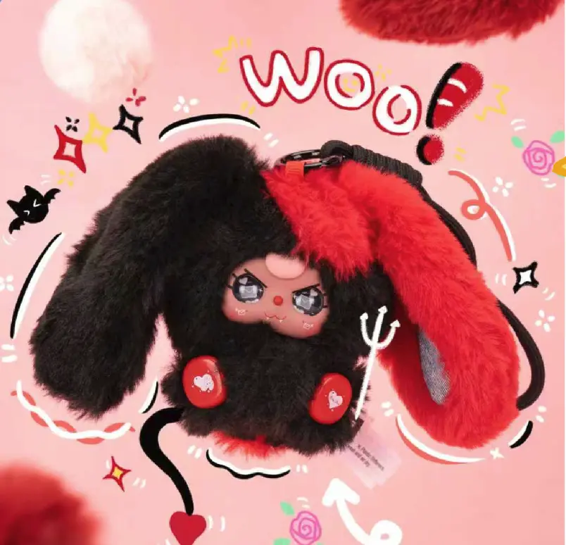 BB3 Alice Rabbit Town Sealed Plush Blind Box, Trendy Collectible Mystery Figure, Gift for Plush Enthusiasts