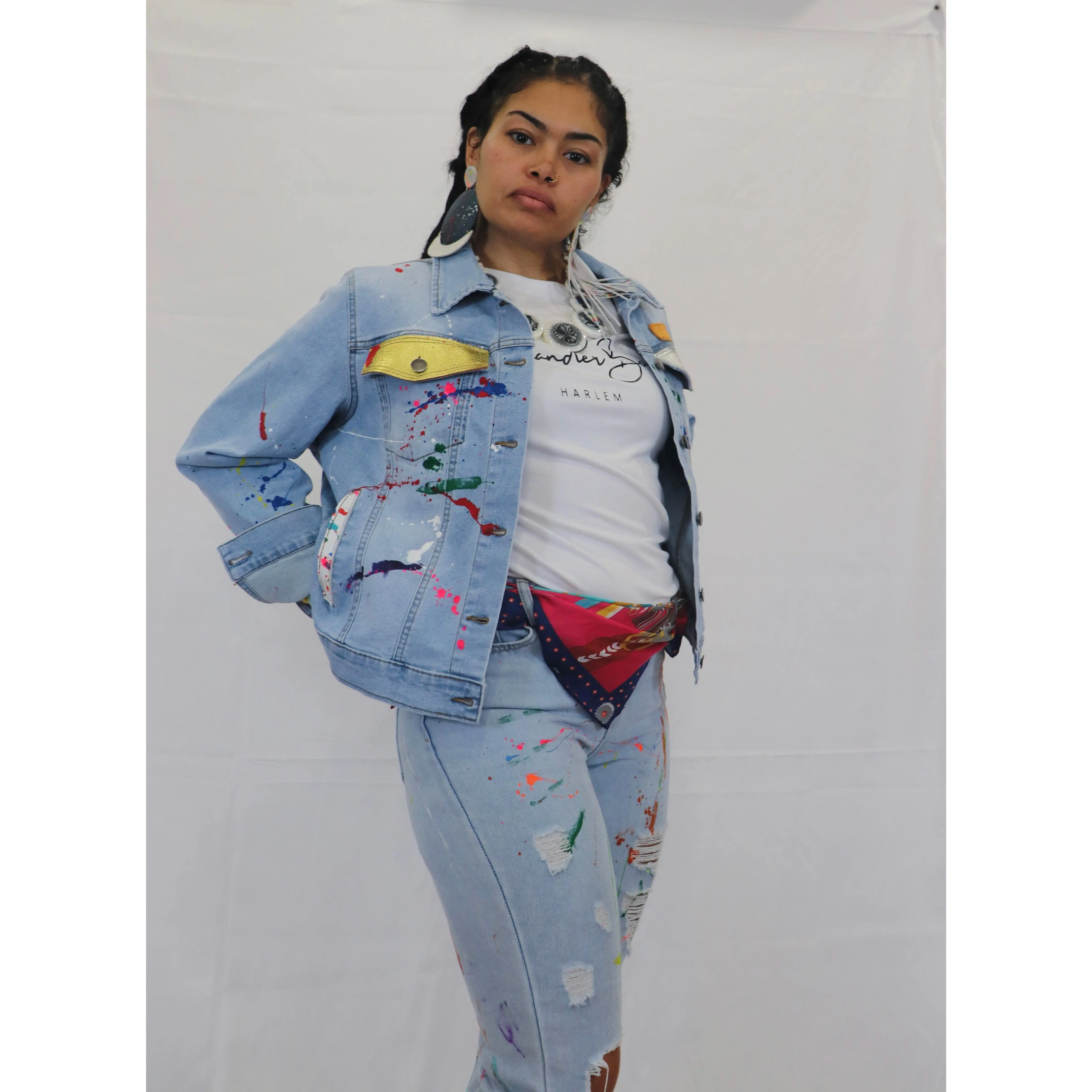 Painted Denim Jacket