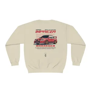 Subaru WRX STI Hawkeye 2006-2007 Sweatshirt T Shirt Hoodie 2 Sided MADE IN USA REPRINT