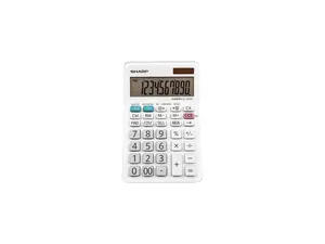 Sharp EL-330WB Desktop Calculator, 10-Digit LCD