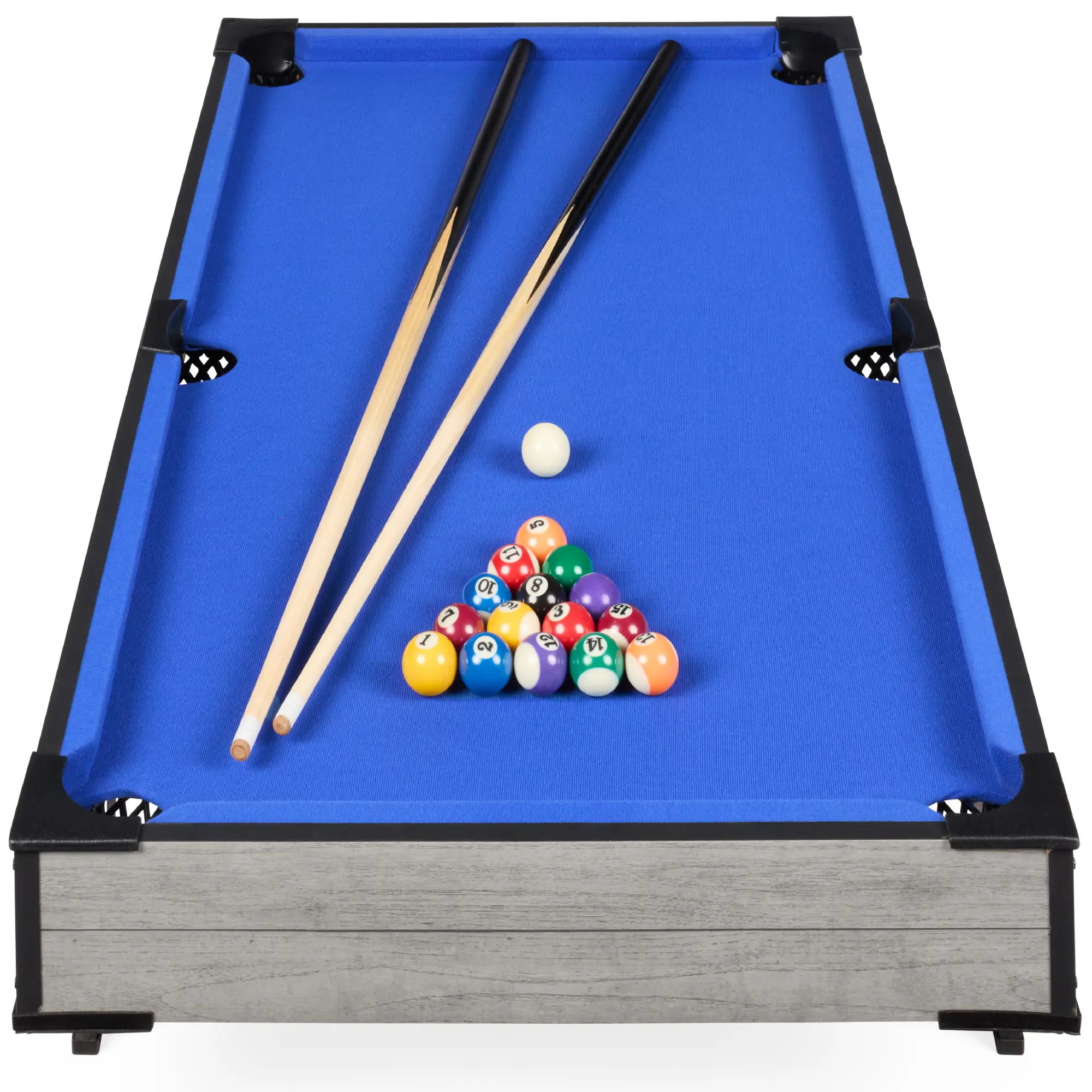 Best Choice Products 40in Tabletop Billiard Table, Pool Game Table w/ 2 Cue Sticks, Ball Set, Storage Bag Best Choice Products 40in Tabletop Billiard Table, Pool Game Table w/ 2 Cue Sticks, Ball Set, Storage Bag