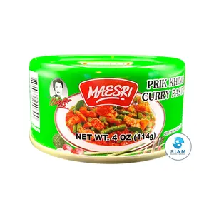 MaeSri Prik Khing Curry Paste, Vegan & Gluten-Free (4 oz) น้ำพริกผัดพริกขิง แม่ศรี