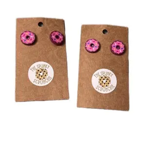 Donut earrings