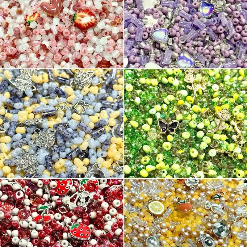 Last Call Glass Beads Mix , Seed Beads Mix , Acrylic Mix