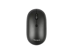 Targus Compact Multi-Device Antimicrobial Wireless Mouse - Wireless - Bluetooth/Radio Frequency - 2.40 GHz - Black - 3 Button(s) - Symmetrical