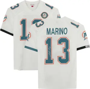 Dan Marino Miami Dolphins Autographed Mitchell & Ness White Authentic Jersey - Fanatics Authentic Certified