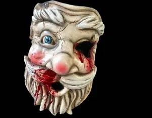 Psycho Santa - Nightmares of Christmas - Half Mask - Latex Halloween Mask