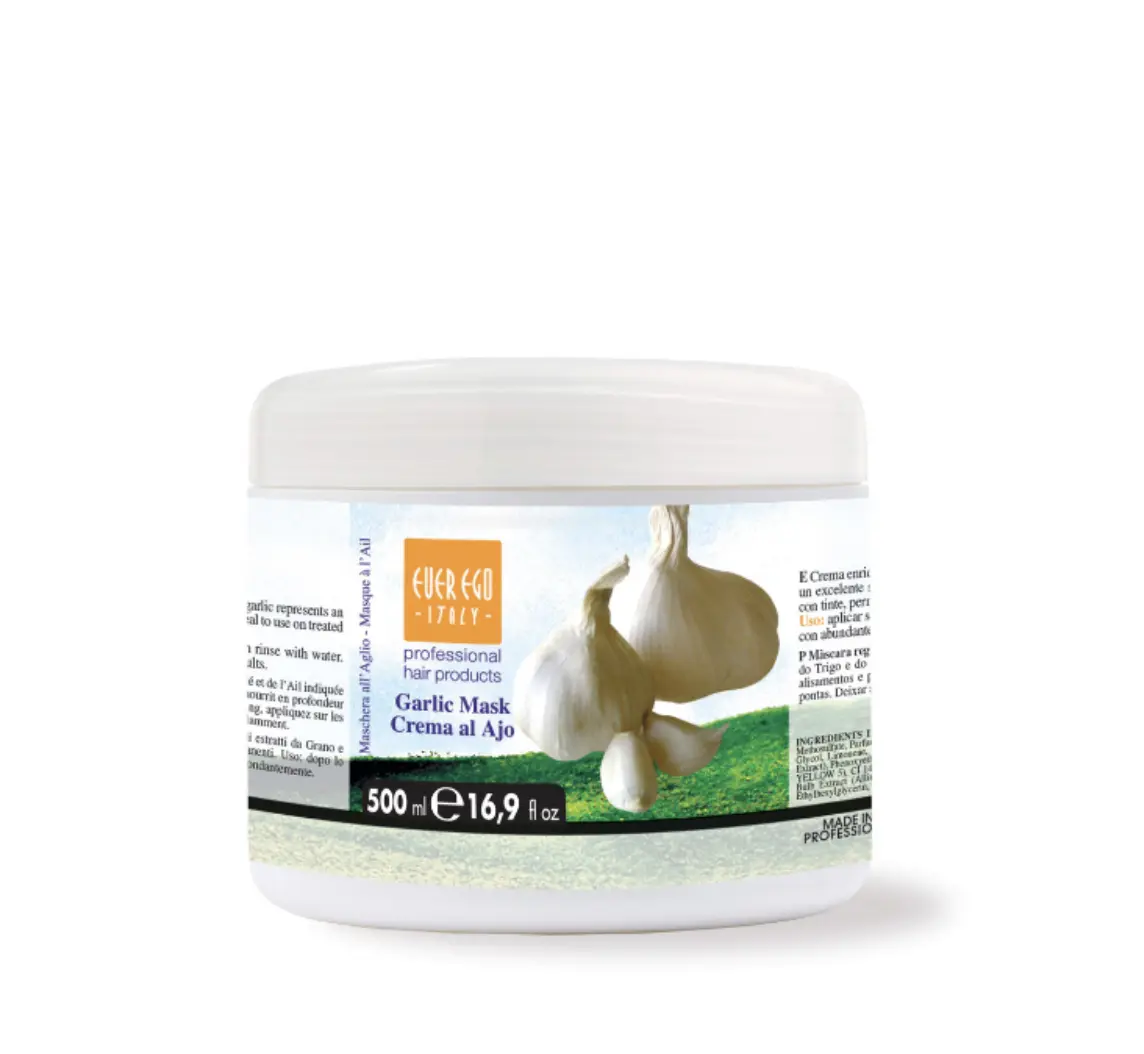 Ever Ego Garlic Mask Mineral Salts Soft Treated Hair Hair Products Peptides Hair Treatment Hair Nourishing Complex Hair Growth Booster