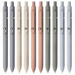10 Pcs Black Gel Pens – Smooth 0.5mm Fine Tip, Quick-Dry Ink, Aesthetic Gradient Design | Must-Have Study Tools for Back to School