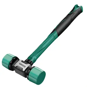 1pc Rubber Handle Installation Hammer, Non-Bounce Rubber Mallet, Durable Waterproof Tool for Floor Tile Installation
