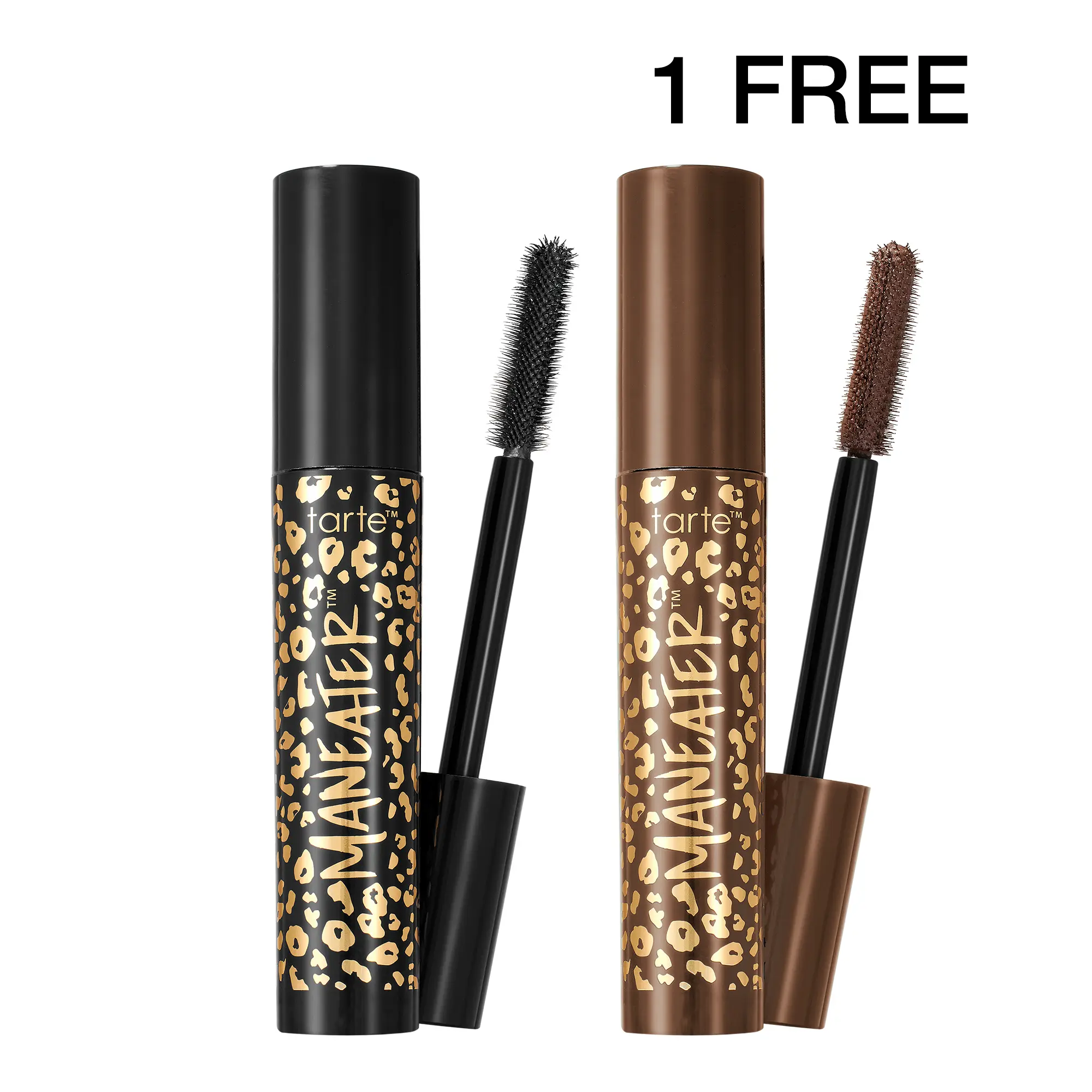 tarte maneater mascara black & brown duo - volumizing, 16 hour wear mascara