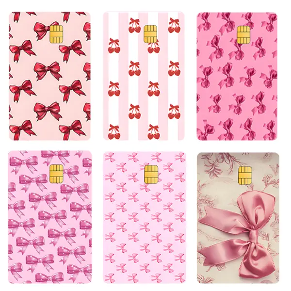 Coquette Bows Debit Card Sticker/Skins - High Quality Vinyl for Customization and Personaization