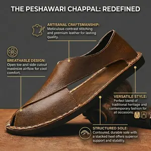 Men's Summer Leather Handmade Sandals, Fashionable Hollow Out Toe Posture Roman Beach Shoes for Men, Comfortable Casual Footwear