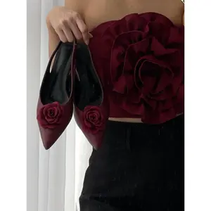 Cherry Red Anais Heel