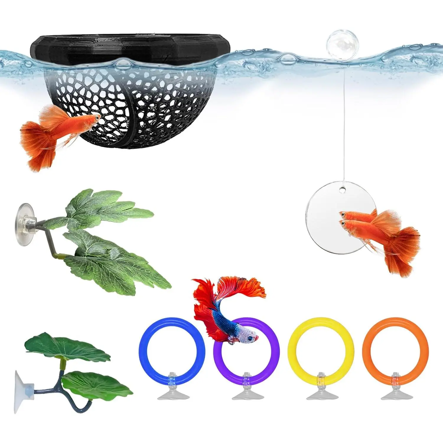 accessories for bata fish CPLIKE Black Betta Hammock  Floating Aquarium Rest Ledge Nano Fish, Shrimp, Corydoras  Natural-Look Black Perch Platform for Betta Tanks, Aquascape Decor, Low Flow Aquarium Accessory Betta Fish Aliexpress Aquarium Accessories