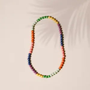 Rainbow Bead Necklace