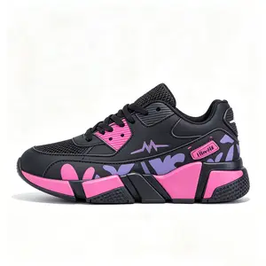Women’s road running shoes — stylish, casual, versatile, comfortable sports outdoor running shoes | Lightweight, suitable for all seasons, lace-up design, fabric upper and lining, comfortable sole