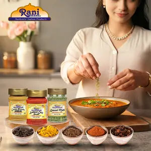 Rani Curry Powder Mild 3oz (85g), Kashmiri Chilli Powder 3oz (85g), Kasoori Methi 1oz (28g) PET Jar Combo Pack of 3 ~ All Natural | Vegan | Gluten Friendly | NON-GMO | Indian Origin
