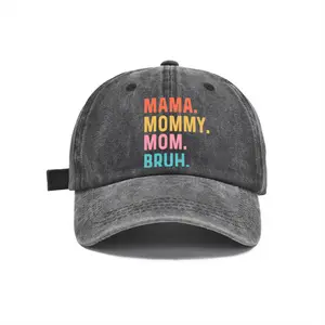 Mama Mommy Mom Bruh Vintage Washed Dad Hat, Multiple Colors Available, Funny Mom Life Baseball Cap, Adjustable Cotton Sun Hat, Trendy Sarcastic Mom Accessory, Humorous Mother’s Day Gift, Casual Mom Vibe Hat, Gift for Her